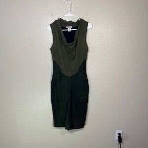 Prarie Underground Dress Womens Small Sleeveless Drape Neck Midi Laggenlook